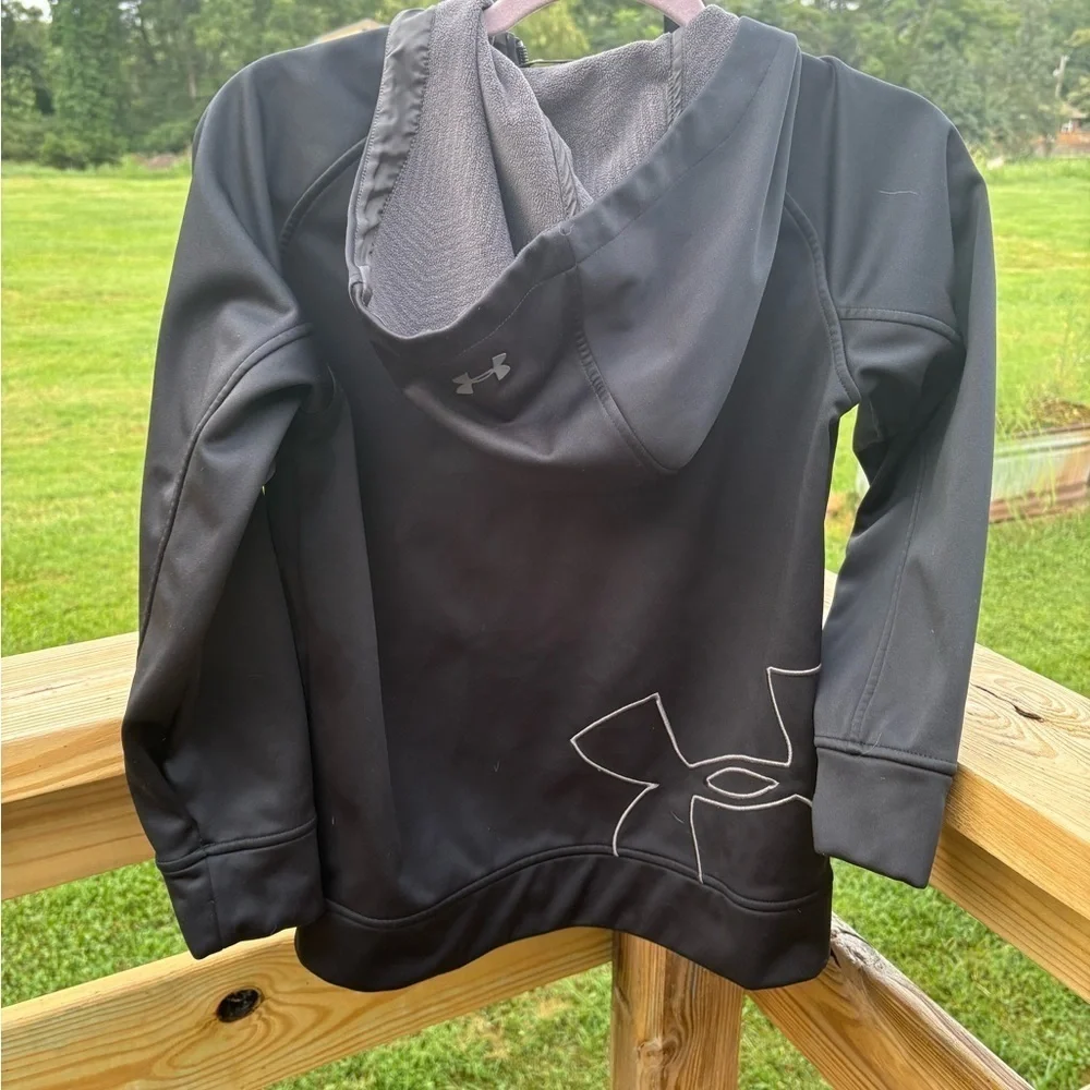 Kids Black Under Armour Storm Jacket